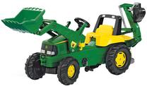 Педальный трактор Rolly Toys Junior John Deere, желтый цв./зеленый цв.