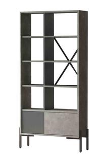 Pastatoma lentyna Kalune Design BO1 956LCS1408, pilka sp., 160 cm x 79.6 cm x 25.5 cm