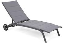 Lauko gultas Ibiza 476943, pilka sp., 192 cm x 67 cm x 30 cm