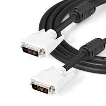 Kabelis StarTech DVIDDMM2M DVI-D male, DVI-D male, 2 m, balta krās./melna krās.