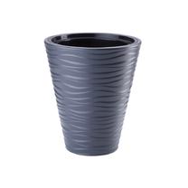Gėlių vazonas Form Plastic Sahara 2721, plastikinis, Ø 35 cm, tamsiai pilka sp.