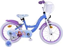 Vaikiškas dviratis, miesto Disney Frozen 2, mėlyna sp./violetinė sp., 16"