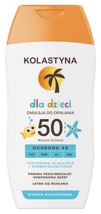 Priemonė įdegio priežiūrai kūnui Kolastyna SPF50, 150 ml