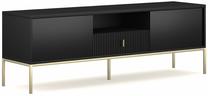 TV skapītis Maggiore MA01, zelta krās./melna krās., 154.5 cm x 39 cm x 52.4 cm