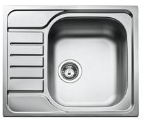 Virtuvinė plautuvė Teka E50 1C MTX, nerūdijantysis plienas, 58 cm x 40 cm, sidabro sp.