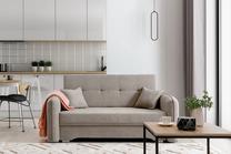 Sofa Laine Poco 7, šviesiai ruda sp., 105 x 155 cm x 75 cm