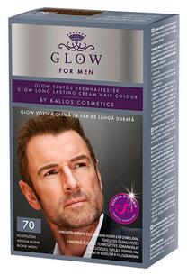 Kраска для волос Kallos Glow For Men, 70 medium blond цв., 70 Medium Blond, 40 мл