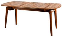 Stalas Kalune Design Pera Wooden, riešuto sp., 160 cm x 80 cm x 75 cm