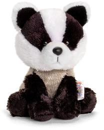 Mīkstā rotaļlieta Keel Toys Pippins Dachs, balta krās./melna krās., 14 cm