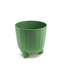 Gėlių vazonas Prosperplast Ryfo DRF150N-5615C, plastikinis, Ø 14.5 cm, žalia sp.