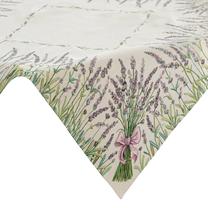 Staltiesė stačiakampė 129, smėlio/violetinė, 140 x 180 cm