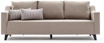 Sofa-lova Hanah Home Doga 825BLC2749, kreminė sp., 90 x 230 cm x 75 cm