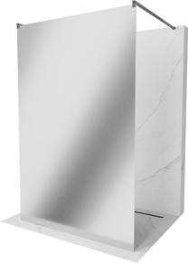 Dušo sienelė Mexen Kioto Walk-in, 140 cm x 200 cm, brushed gun gray sp./grūdintas