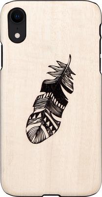 Telefono dėklas Man&Wood Indian Back Case, šviesiai ruda sp., Apple