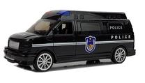 Žaislinė policijos mašina Lean Toys Model Series Police LT6907, juoda sp.