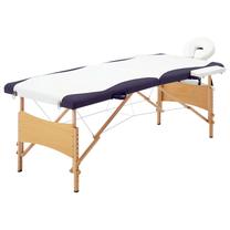 Массажный стол VLX 3 Zones White/Purple 110209, 191 см