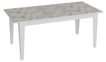 Stalas Kalune Design Polka, balta sp., 180 cm x 90 cm x 76.8 cm