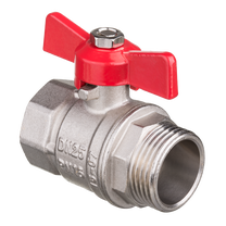 Ventilis Invena ZK-04-025-L, rutulinis, 1"