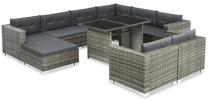 Lauko baldų komplektas VLX 10 Piece Garden Lounge Set