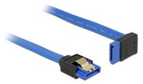 Vads Delock SATA - SATA SATA 7-pin male, SATA 7-pin male, 0.7 m, zila krās.