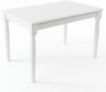 Stalas išskleidžiamas Kalune Design Albero 26, balta sp., 120 - 160 cm x 80 cm x 75 cm