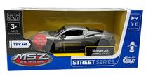 Игрушечная машина MSZ Maserati MC20, 1:33, серебристый цв.