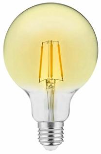 Spuldze GTV LD-G95FEV4-30 Kvēldiegu spuldze, G95, 3000 °K, E27, 4 W, 300 lm