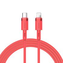 Telefono įkroviklis Joyroom, 1x USB Type-C/1 x Lightning, 120 cm, raudona sp., 20 W