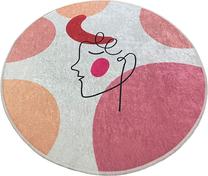 Vonios grindų kilimėlis Foutastic Chehara 359CHL5362, įvairių spalvų, 100 cm x 100 cm, Ø 100 cm