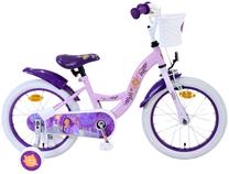 Vaikiškas dviratukas su papildomais ratukais, vaikų Volare Disney Wish, violetinė sp., 16"