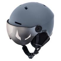 Slēpošanas ķivere Meteor Falven, pelēka krās., 55-58 cm