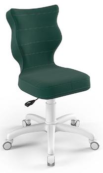 Laste töötool Petit VT05 Size 4, 35 x 37 x 77 - 83 cm, valge v./roheline v.