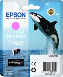 Rašalinio spausdintuvo kasetė Epson T7606, žalia sp.