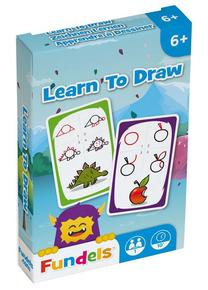 Развивающая игра Cartamundi Learn To Draw, многоцветный
