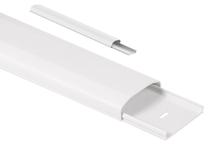 Maclean Cable Cover Strip White