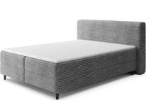Lova dvigulė Cortiko, 160 x 200 cm, pilka, su čiužiniu, su grotelėmis