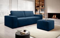 Sofa Silla Lukso 40, tamsiai mėlyna sp., 104 x 260 cm x 96 cm