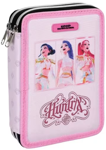 Penalas, su priedais KPop Demon Hunters Huntrix, 21.5 cm x 15 cm, rožinė sp.