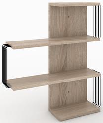 Sieninė lentyna Kalune Design Milas 793ELG1609, ruda sp., 72 cm x 15 cm x 66 cm