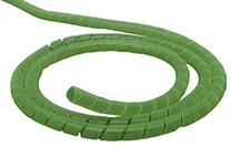 BitsPower Spiral Cable Organizer 4mm UV Green 1m