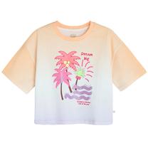 Футболка с короткими рукавами лето, для девочек Cool Club Voyage CCG2822865, многоцветный, 134 см