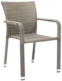 Lauko kėdė Garden4you Larache, pilka sp., 57 cm x 61 cm x 83 cm
