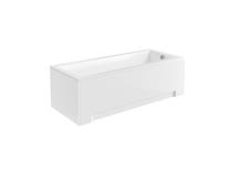 Vonia, įmontuojama Besco Modern, 160 cm x 70 cm x 55.5 cm, stačiakampis, balta sp.