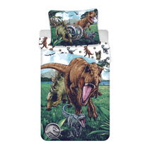 Bērnu gultas veļas komplekts Jurassic World Trio, daudzkrāsaina, 140 x 200 cm