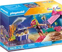 Konstruktorius Playmobil Family Fun Treasure Diver Gift Set 70678, 38 vnt.