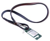 Šuns pavadėlis Hunter Kroko Lead 13/110, ruda sp./juoda sp., 1.1 m x 13 mm