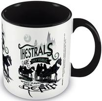 Krūzīte Pyramid International Harry Potter Thestrals, balta krās./melna krās., 315 ml