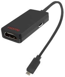Adapteris Qoltec HDMI female, Micro USB male, 0.15 m