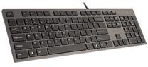 Vadu datora tastatūra A4Tech, EN/LT, pelēka krās.