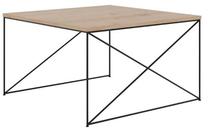 Журнальный столик ADRK Nelia, дубовый цв., 75 см x 75 см x 43 см